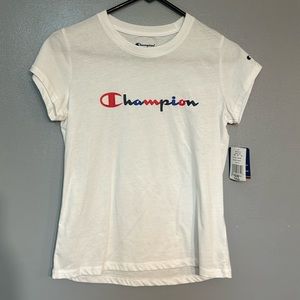 NWT GIRLS champion tshirt size XL
